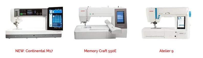 Janome Embroidery Sewing Machines