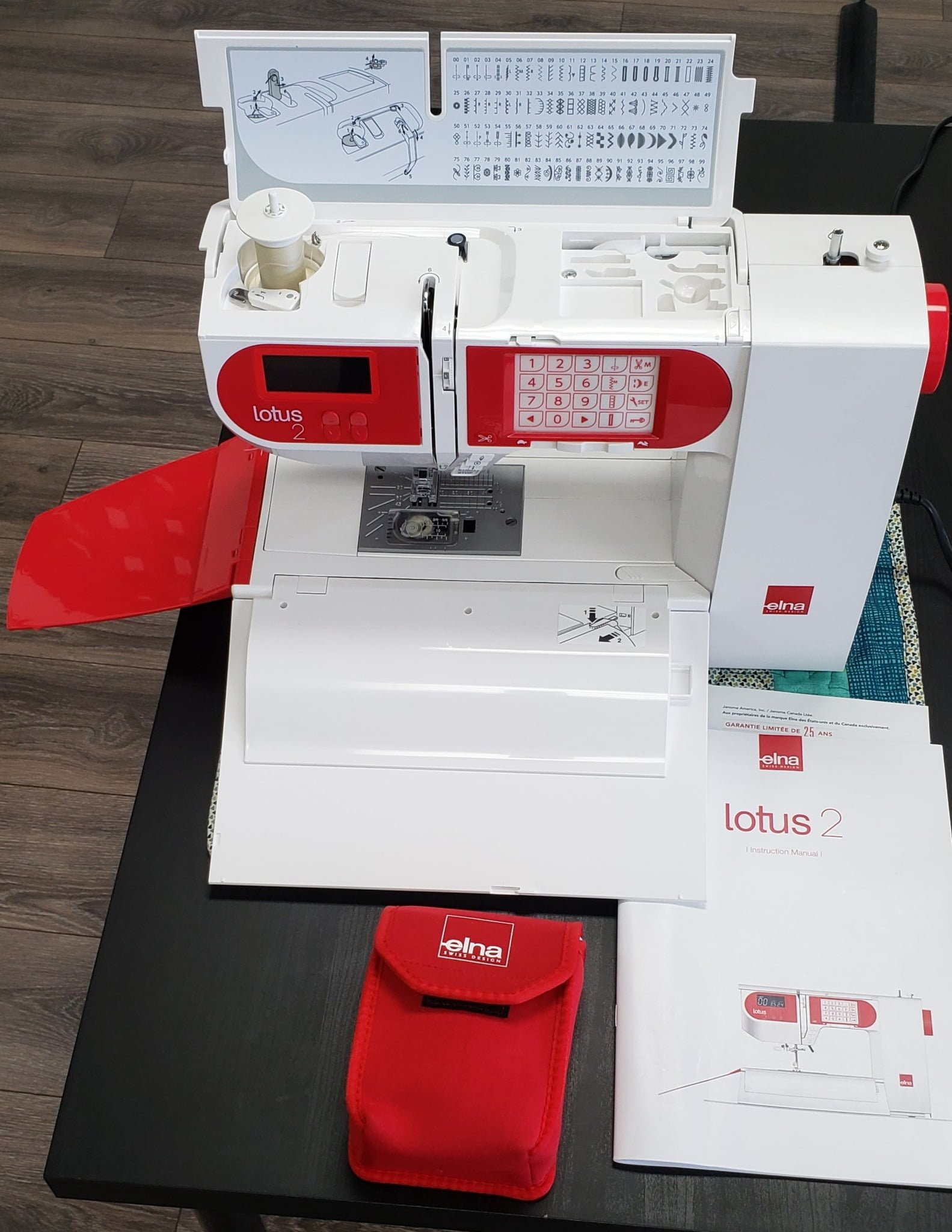 Elna Lotus 2 Sewing Machine unpacked Elna Lotus 2 Sewing Machine unpacked