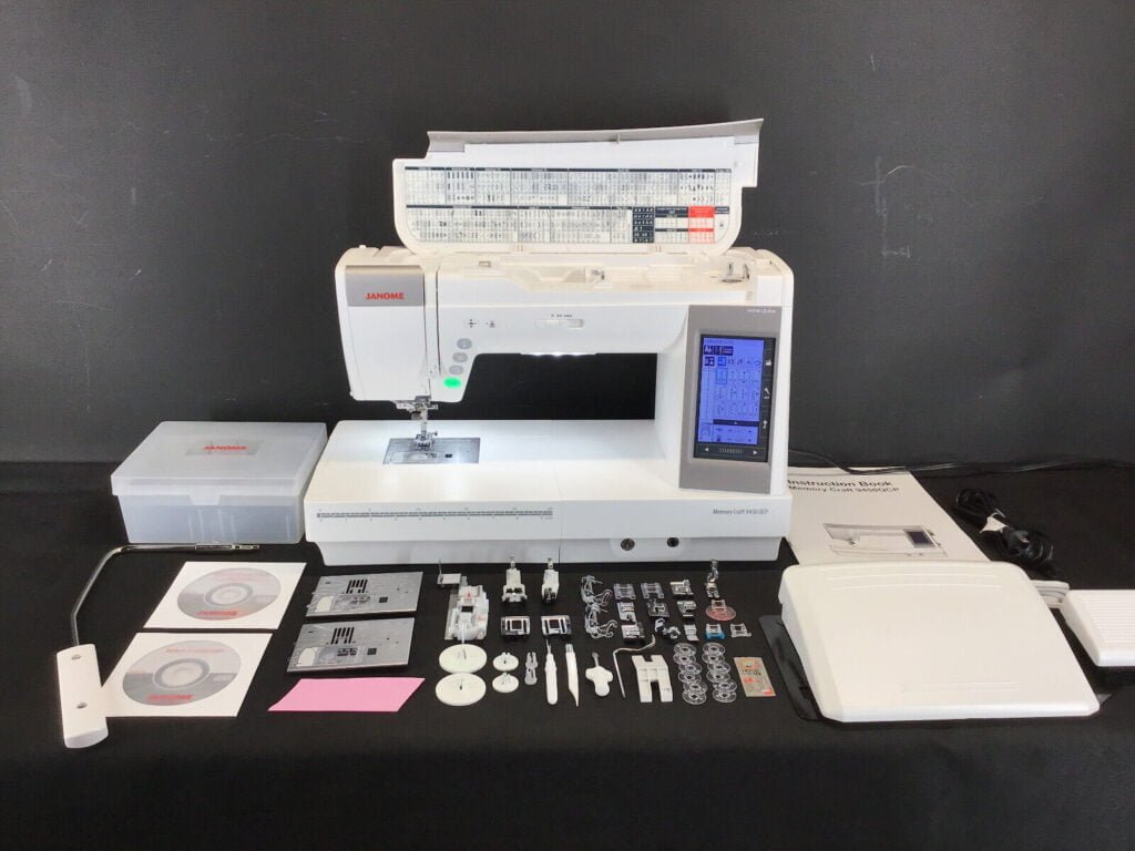 Janome Memory Craft 9450 Accessories