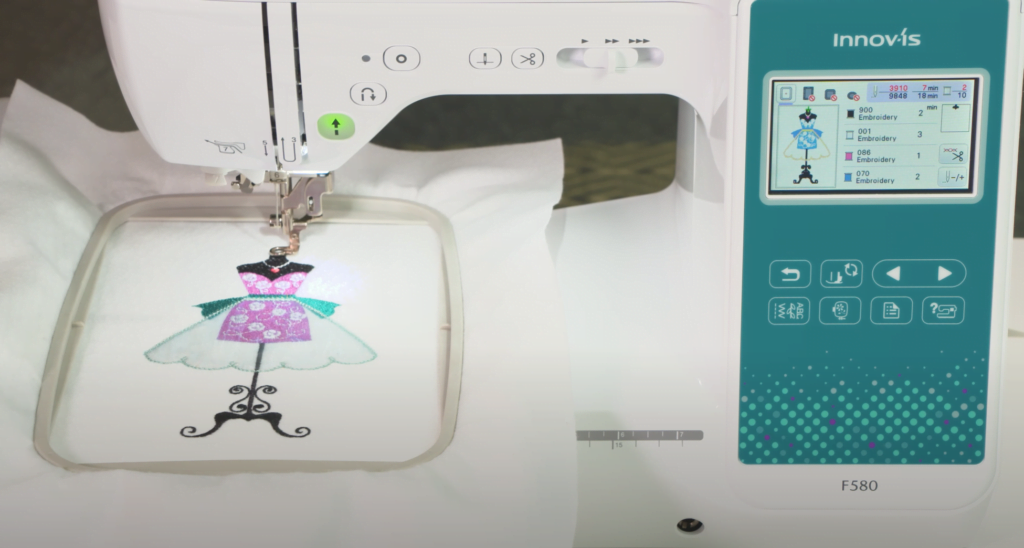 Brother-innov-is-f580-Embroidery Area
