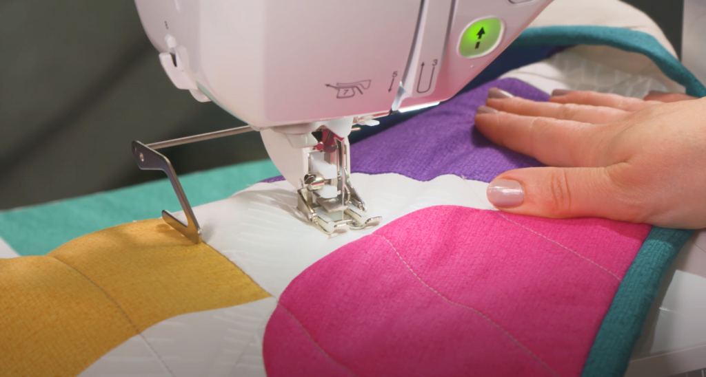 Quilting on the Brother-innov-is-f580-