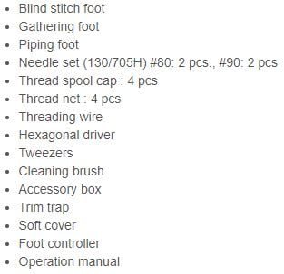 Brother Airflow 3000 Overlocker Accessories