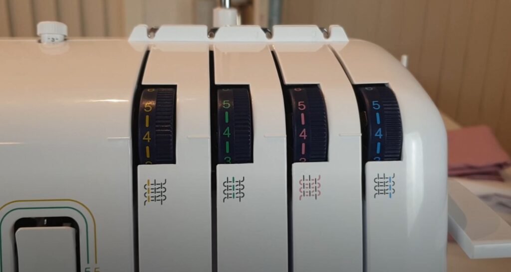 Brother Overlocker 4234D Thread Tension Dials