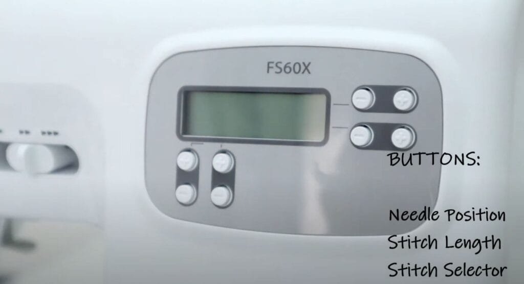Brother FS60X Sewing Features